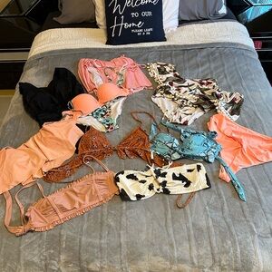 Lot of bathing suits
